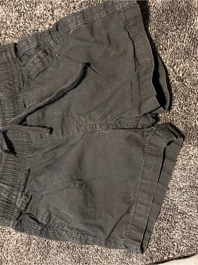 H&M Black Elastic Waist Shorts